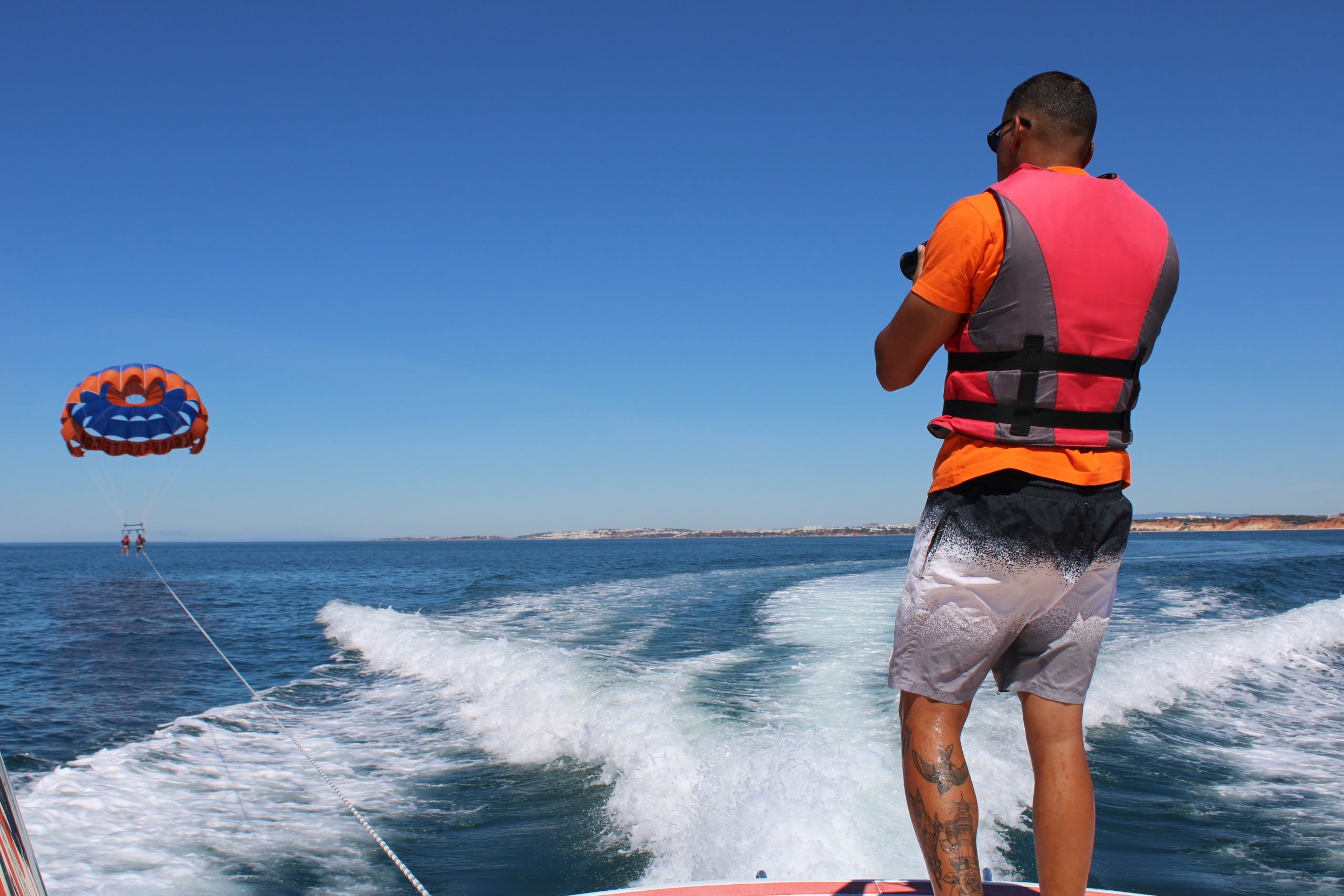 Photographer Onboard Parasailing